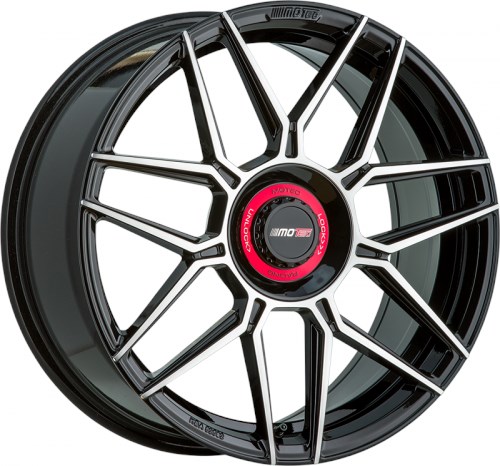 MOTEC WHEELS GT ONE ZWART GEPOLIJST 4250674384197